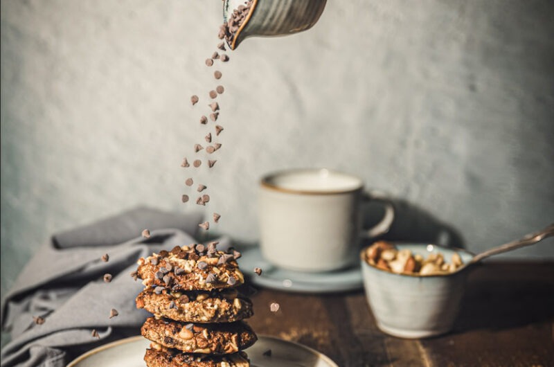 Biscotti banana e cioccolato