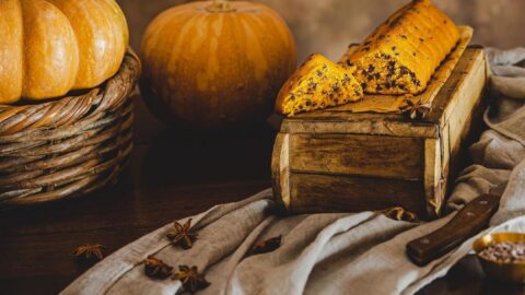 plumcake zucca amaretti cioccolato