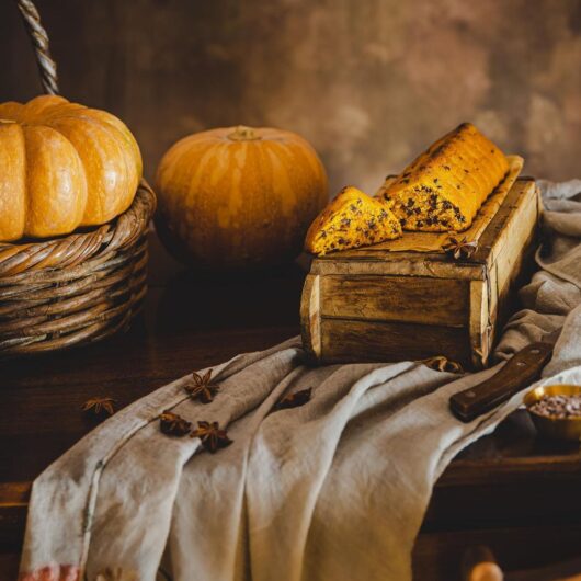 plumcake zucca amaretti cioccolato