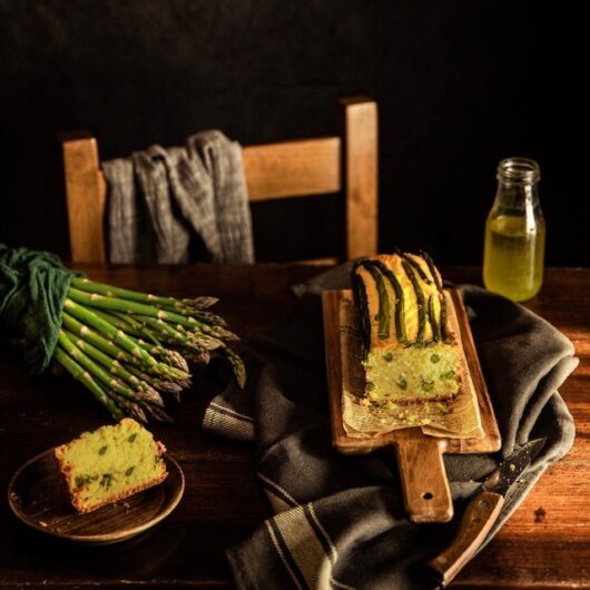 plumcake salato asparagi e ricotta