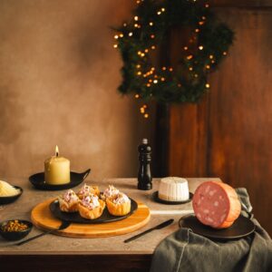 Cestini di parmigiano e crema di mortadella